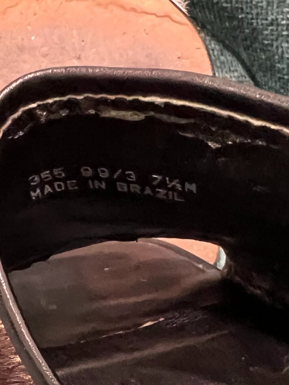 Franco Sarto cowhide slide 7.5 - Picture 8 of 8